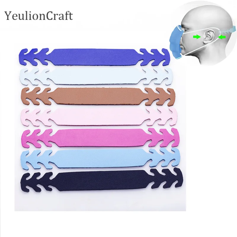 YeulionCraft 5/10 Uds protectores de oído ajustables gancho de extensión hebilla de correa 1.5X15cm para máscara que lleva los agarres de oreja ganchos con Clips|Bandas elásticas| - AliExpress