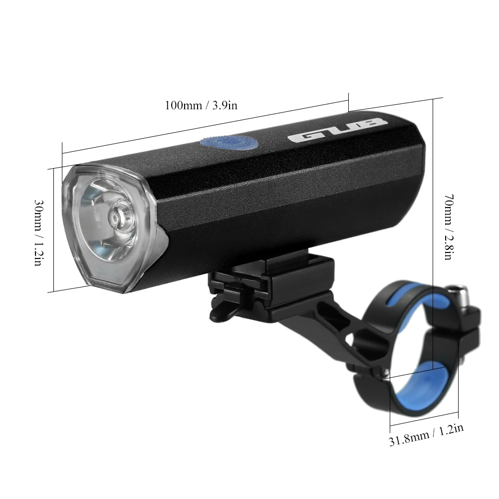 Perfect GUB 300 Lumens Bicycle Light Aluminum USB Rechargeable Bike Front Handlebar Cycling LED Headlight Flashlight Black / Red 3 Perfect GUB 300 Lumens Bicycle Light Aluminum USB Rechargeable Bike Front Handlebar Cycling LED Headlight Flashlight Black / Red 3