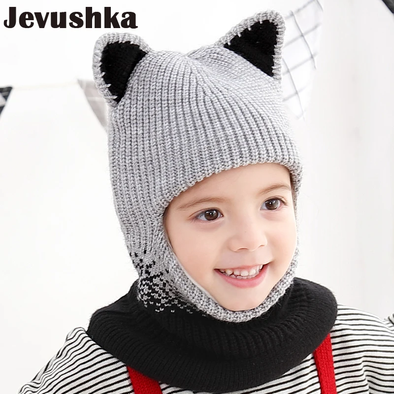 Toddler Kids Girl Boy Baby Winter Warm Cotton Soft Warm Cute Hat Knitted Beanie