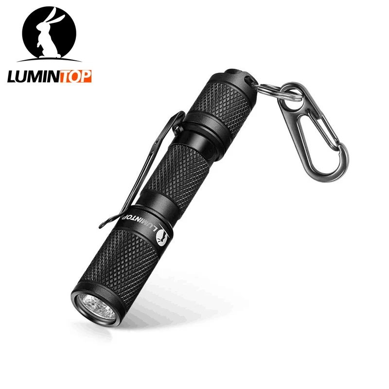 without magne tail Инструмент lumintop AAA 110 люмен брелок мини фонарик карманный с OSRAM высокой мощности Led IP68 Водонепроницаемый реверсивный зажим - Испускаемый цвет: without magne tail