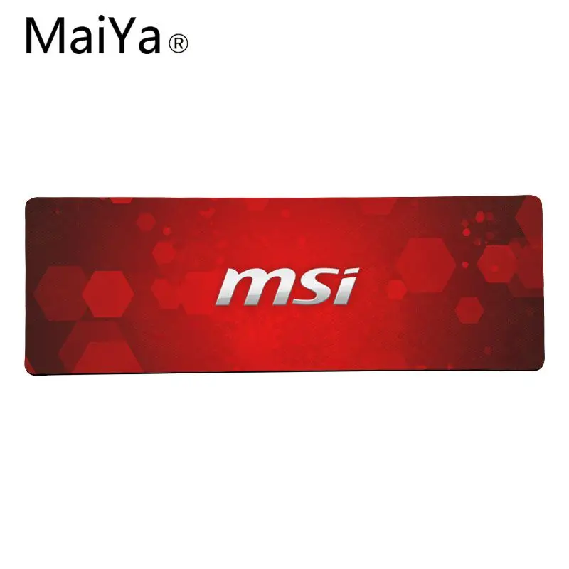 Maiya высокое качество MSI Дракон игра DIY дизайн игровой с узором коврик для мыши большой коврик для мыши клавиатуры коврик - Цвет: Lock Edge 30x80cm