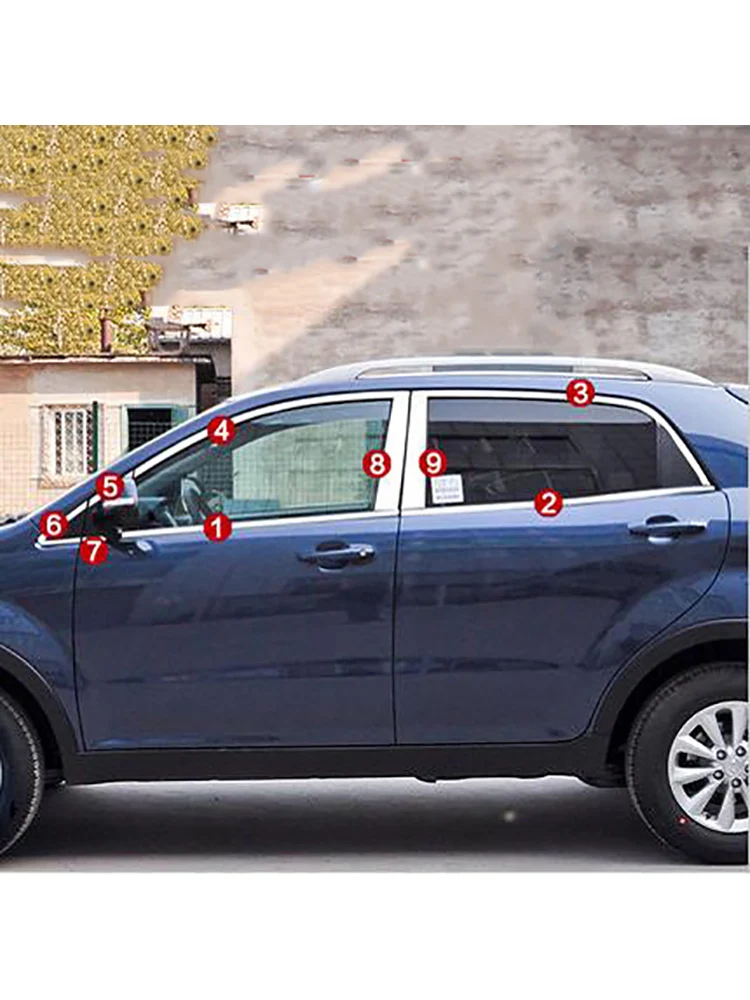 Только для Ssangyong korando оконный гарнир, korando оконный гарнир Специальная нержавеющая сталь Гарнир