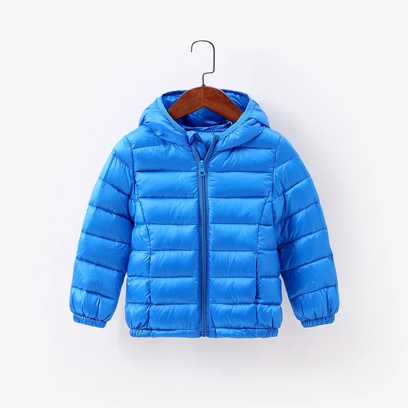 astounding 2019 Autumn Winter Hooded Children Down Jackets For Girls Candy Color Warm Kids Down Coats For Boys