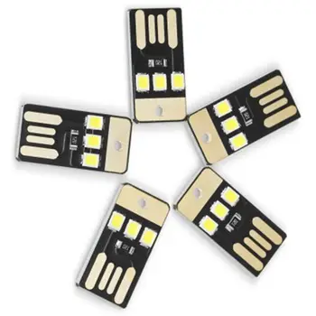 

0 5pcs Outdoor Mini Slim Mobile USB LED Small Lighting For Camping Night Hiking Tent Light Portable Energy Saving Flashlight