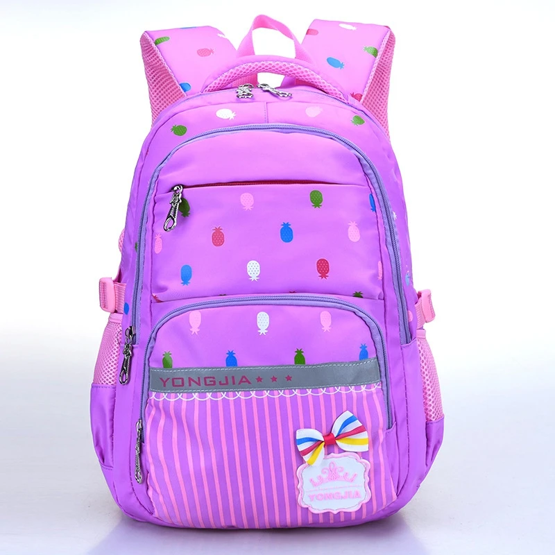 2022 New Bowknot School Bags Waterproof Breathable Schoolbags for Kids