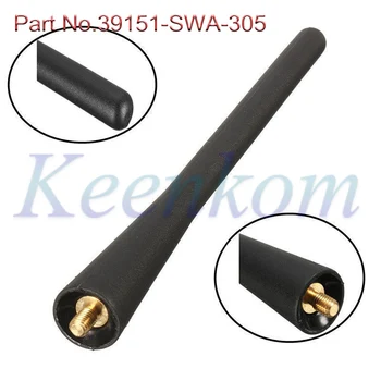 

New 7 Inch Antenna Mast Short Stubby Black For Honda CR-V Fit Civic Element MDX 39151-SWA-305
