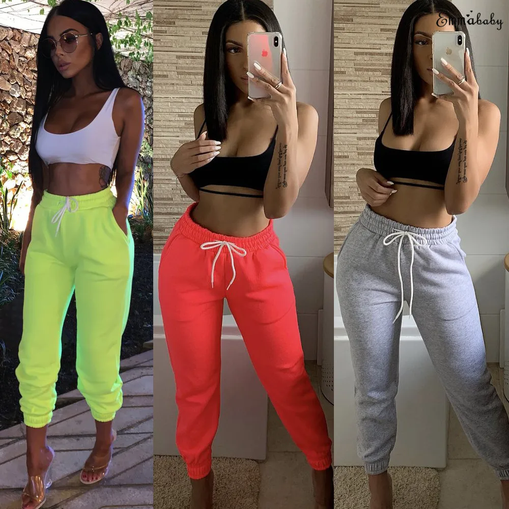 womens red tracksuit bottoms