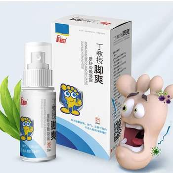 

30ML Feet Care Spray Antibacterial Deodorant Powder Anti Itch Sweat Odor Athletes Foot Liquid Anti-fungi Shoe Sock