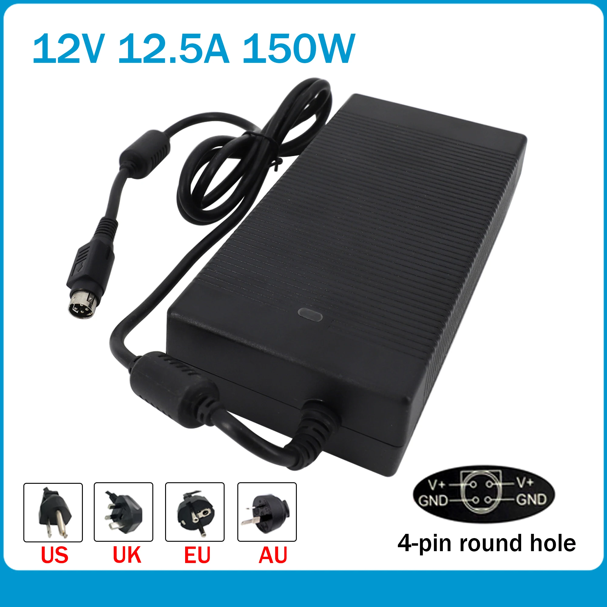 12v 12.5a 150w FSP ac power supply charger adapter for QNAP TS-412 NAS TS-410 DPS-150NB-1B FSP150-AHAN1 Laptop adapter