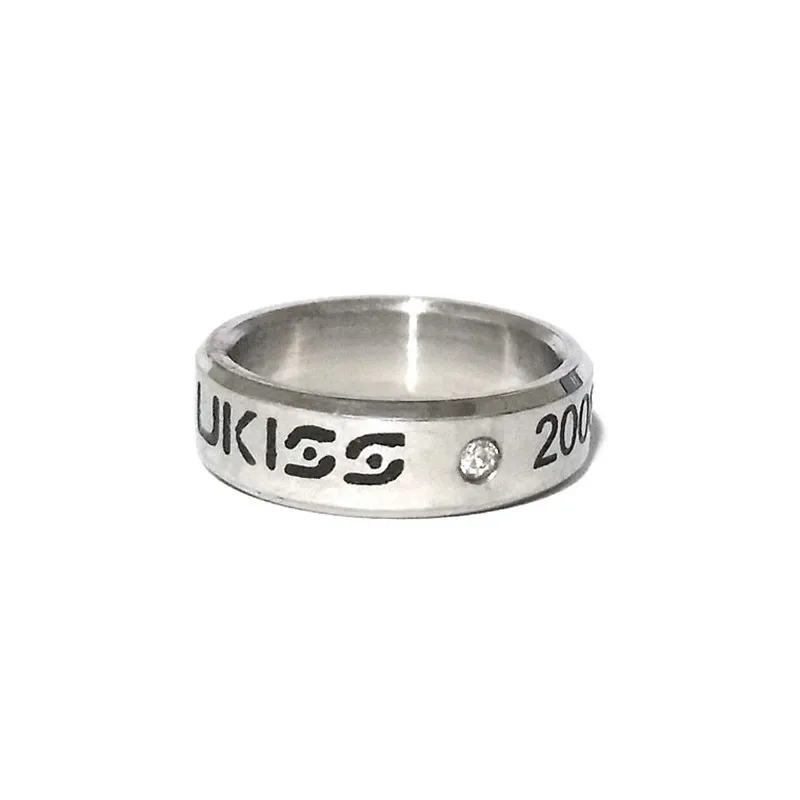1 шт Kpop SS501 NUEST UKISS FTISLAND кольцо для женщин с цепочкой свободный размер 7#19419 - Цвет основного камня: UKISS