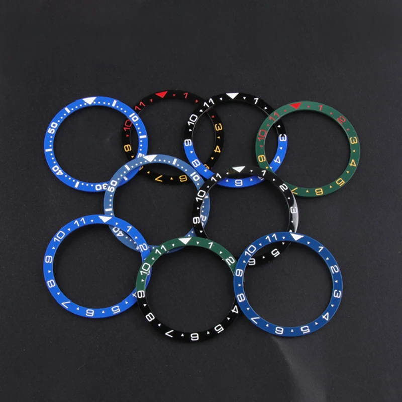 38-31.5mm Ceramic Bezel Insert For Seiko Dial Prospex Watch Face Watches Replace Accessory Ring SKX007 5kx SPRD Street Collect