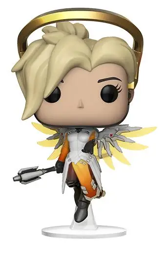 

Funko Pop Original Game OverWatche Mercy Figure Collection Vinyl Doll Model Toys