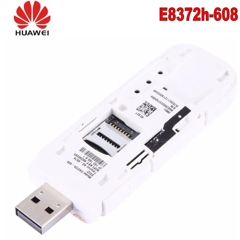 Разблокированный huawei E8372 E8372h-608 антенна 3g 4G LTE 150 Мбит/с WiFi роутер USB модем Dongle 4G Автомобильный wifi модем