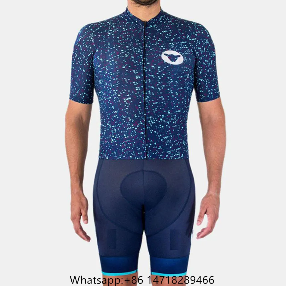 jersey set 8 Наборы для велоспорта с короткими рукавами, черная овечья Мужская велосипедная майка, короткий гелевый коврик 9D, итальянская резинка, набор для шоссейного велосипеда, гоночного Джерси - Цвет: jersey set 8