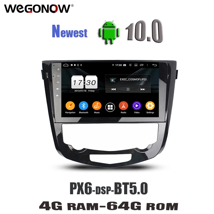 IPS 2DIN Android10 Восьмиядерный 4 Гб + 64 ROM автомобильный dvd плеер GPS RDS радио wifi Bluetooth5.0 для