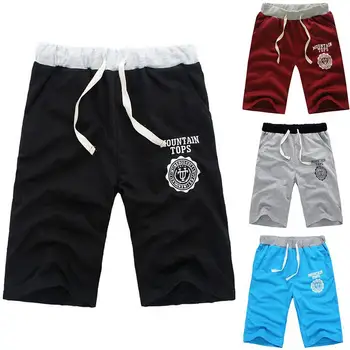 

Fashion Summer Men Elastic Waist Shorts Pants Home Beach Trousers with Pockets