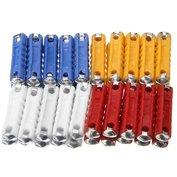 

40Pcs/pack 5A+8A+16A+25A Car Auto Fuses Kit High Quality Ceramic Continental Car Fuse Torpedo Type Assortment Kits