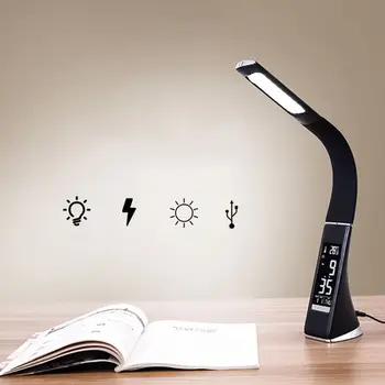 

USB Eye Caring Table Lamp 3 Mode 150° Adjustable LCD Display Smart Reading Light
