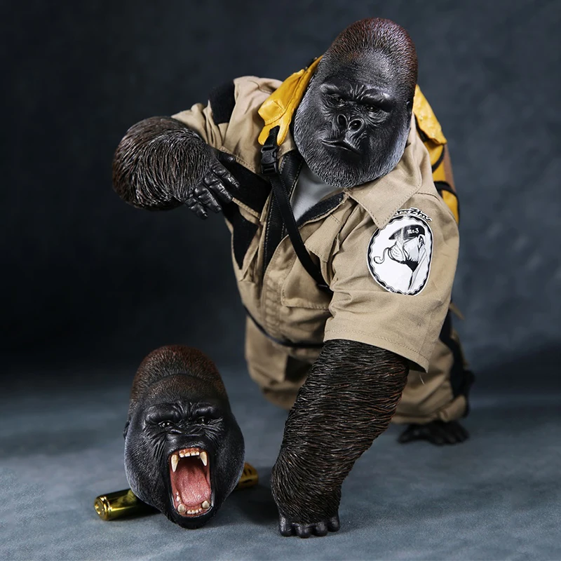 Mr. Z 1/6 весы GBG001 Имитация животных модель африканская низменная Горилла для 12' фигурка тела сцена аксессуары