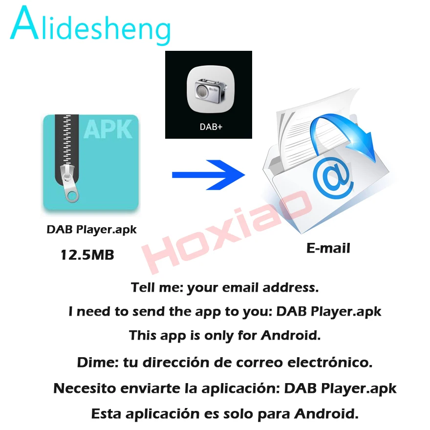 Универсальный DAB+ USB Антенна для после рынка авто плеер Android 5,1 6,0 7,1 8,0 DAB+ Приложение радио приемник