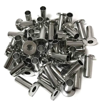 

72 Packs T316 Stainless Steel Protective Protector Sleeves for 1/8 Inch Deck Cable Railing Kit Deck Cable Railing System, for Wo