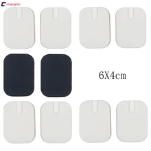 500 шт./партия 4*6 см самоклеющиеся Большие электродные накладки, электродные подушки для массажа или похудения