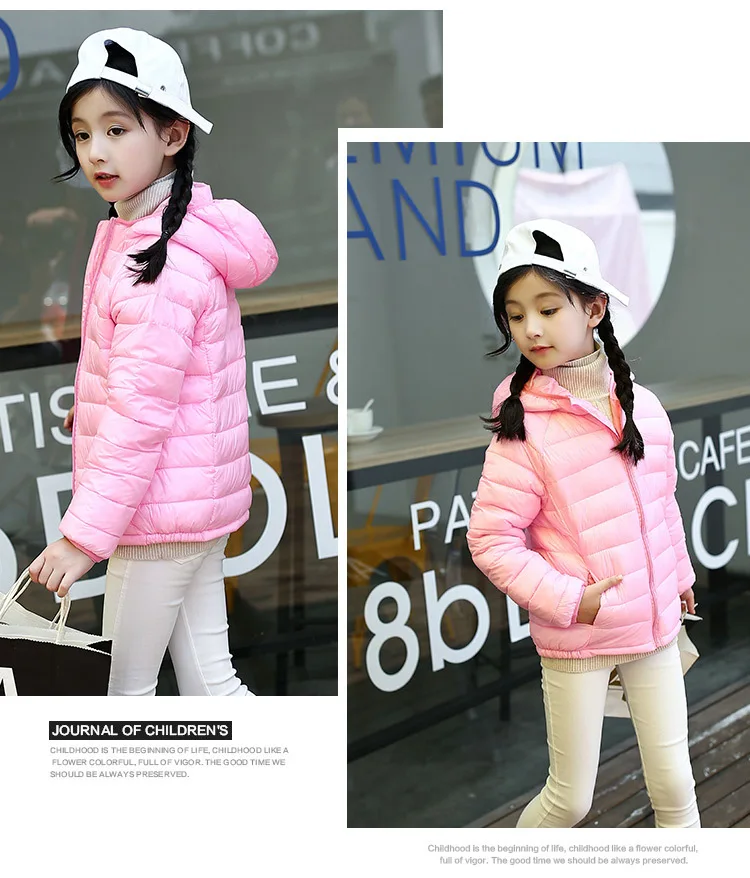 Children's Winter Jackets Boys Duck Down Jackets For Boys Warm Kids Girls Down Outerwear Coat Cotton-padded jacket