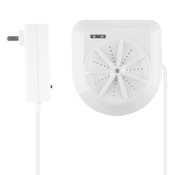 

Mini Washing Machine Personal Rotating Turbine Washer, Portable Ultrasonic Removes Dirt Washer for Travel Home US Plug