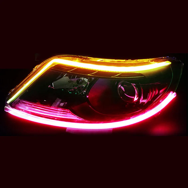 Автомобильный сигнальный светильник, Дневной DRL, светодиодный индикатор