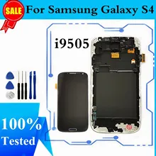 100% testowane LCD do SAMSUNG Galaxy S4 wyświetlacz LCD z ramką i9500 i9505 i9506 ekran dotykowy wymiana Digitizer zgromadzenie