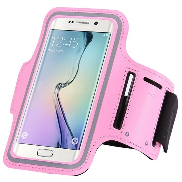 Baby Pink Сумка для бега чехол для телефона держатель чехол для iPhone 8 7 6 Plus 5s 5 SE 4s iPhone 11 Pro XS Max X XR чехол для спортивной сумки Браслет - Цвет: Baby Pink