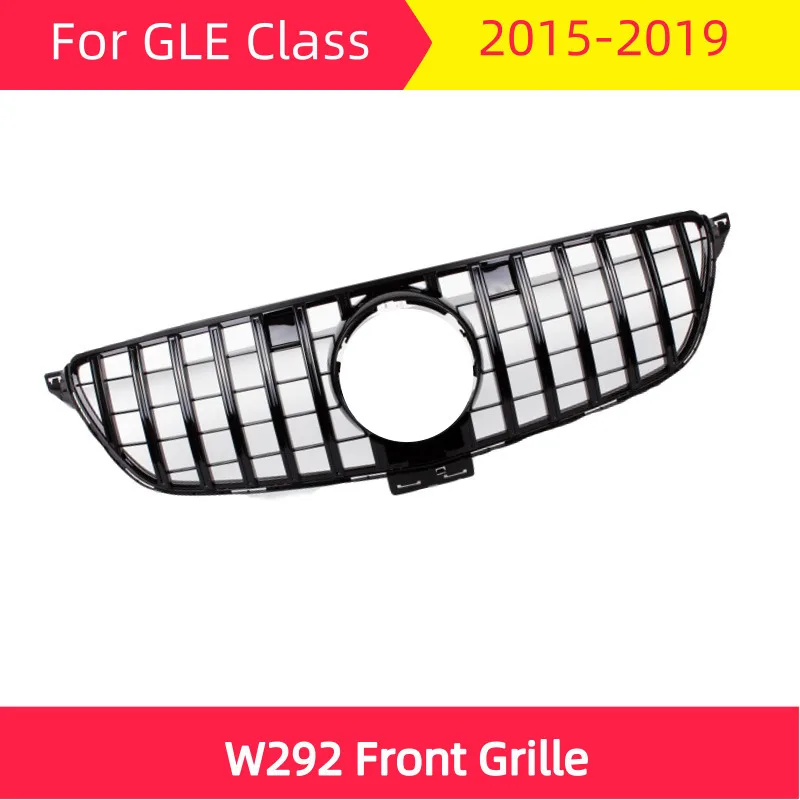 GT Передняя решетка для Mercedes W292 GLE Class- GLE300 GLE400 GLE450 GLE Coupe ABS спортивный передний гриль не подходит GLE63