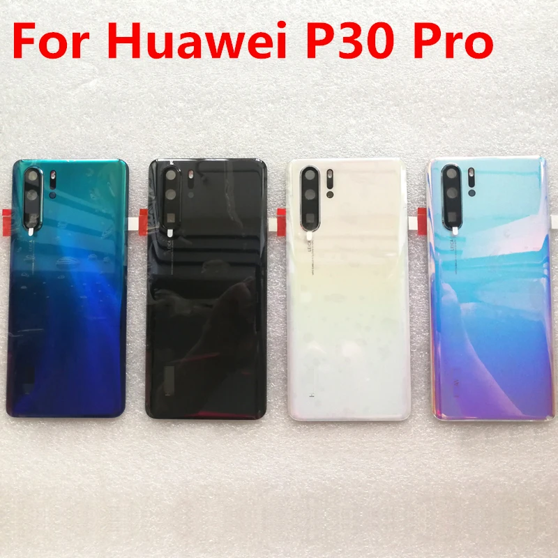 Задняя крышка для P30 Pro закаленное стекло с рамкой камеры | Мобильные телефоны и