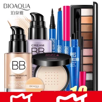 

woman 7PcsBIOAQUA Makeup Set Lowest Price Beautiful Gift