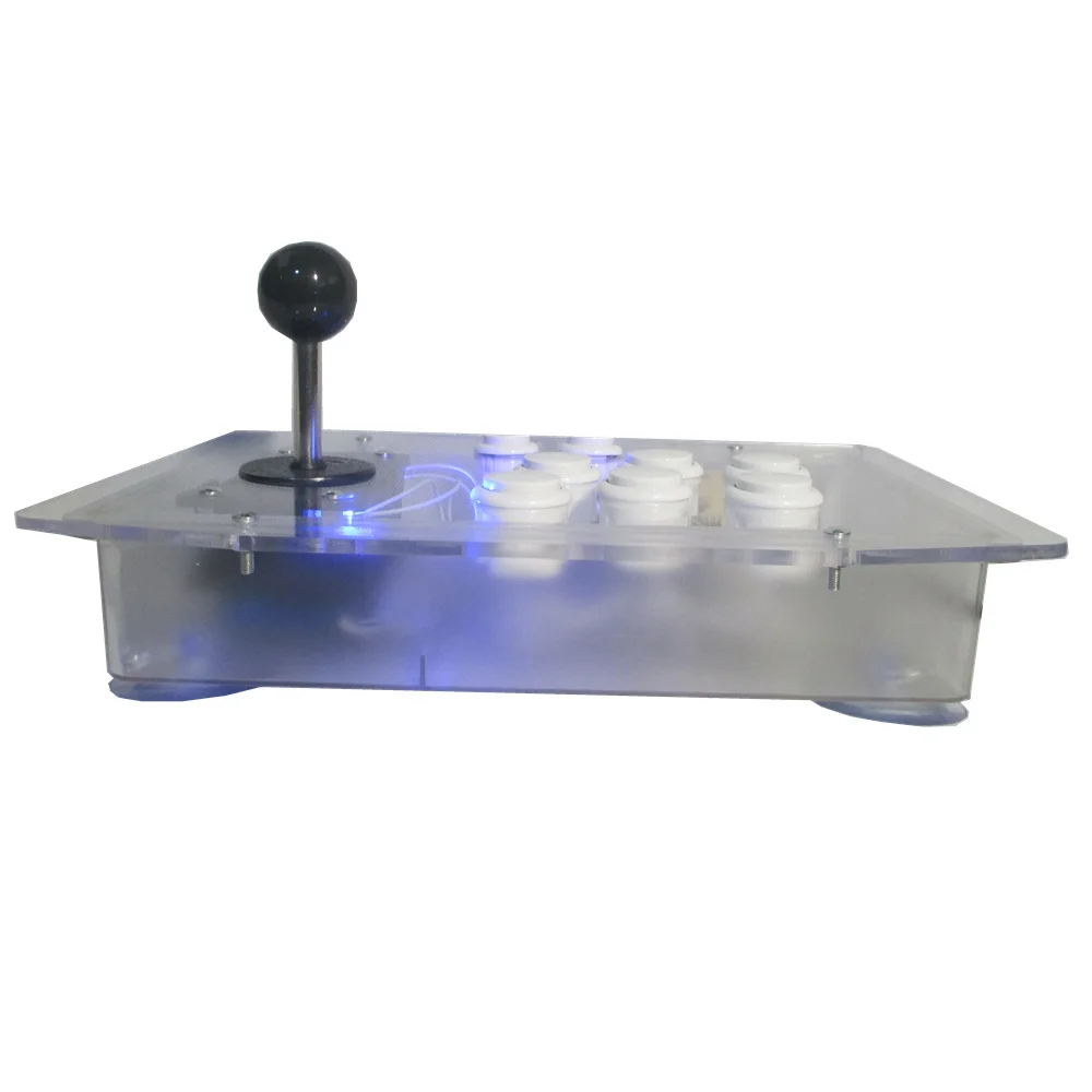  Cdragon Arcade Joystick White box led light USB Fighting Stick Gaming Controller Gamepad Video Game