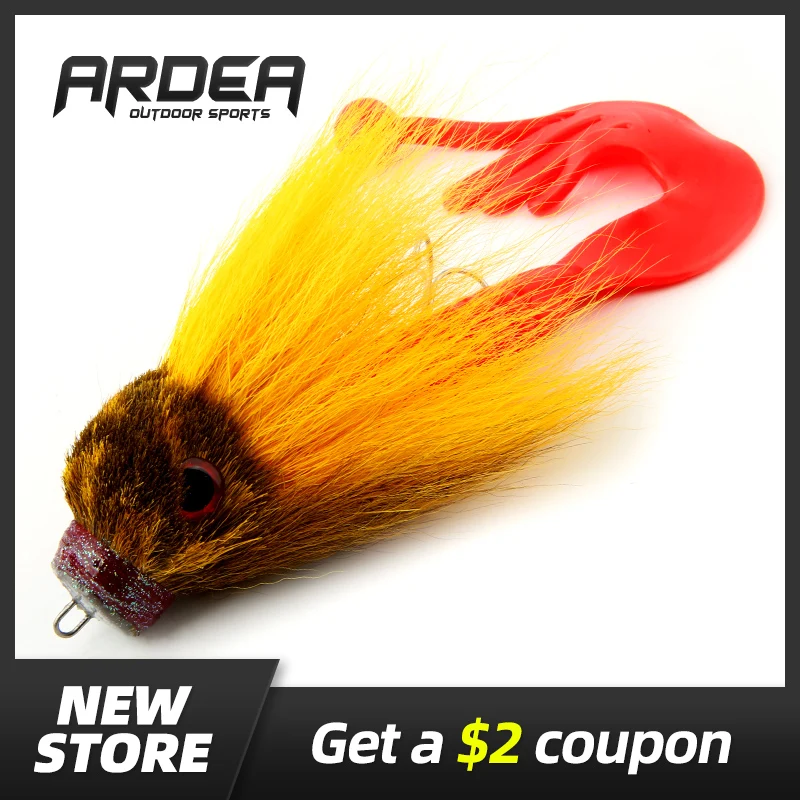 

Ardea Big mouse Pike Bait fishing lure 85g Silicone lure 3D Deer Hair Mouse Head Soft Artificial Mouse for Pike Bass winter bait