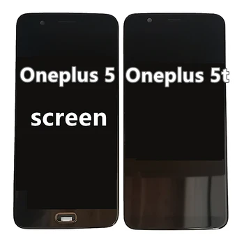 

Display screen For OnePlus 5 5t A5000 A5010 with frame black white Lcd touch screen Digitizer capacitive screen repair cellphone