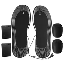 1 пара унисекс с электрическим подогревом стельки для обуви для спорта на открытом воздухе согревающая мягкая подкладка с высоким качеством и прочной производительностью