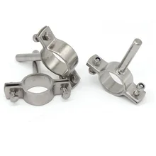 

All Sizes 12-254mm 304 Stainless Steel Sanitary Pipe Clamp Clips Support Tube Bracket L =55MM