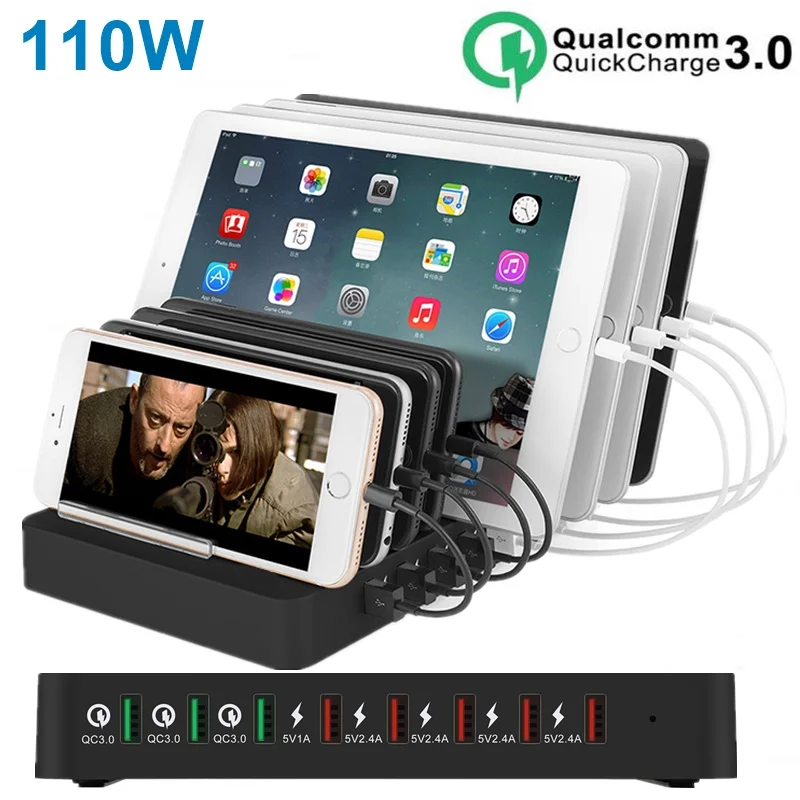 Skidka 35 Kupit Tongdaytech 110w 8 Porty I Razyomy Zaryadnoe Ustrojstvo Font B Usb B Font Multi Dlya Iphone X 11 Zaryadki Quick Charge 3 0 Bystraya Zaryadka Zaryadnoe Zaryadka Dok Stanciya Dl