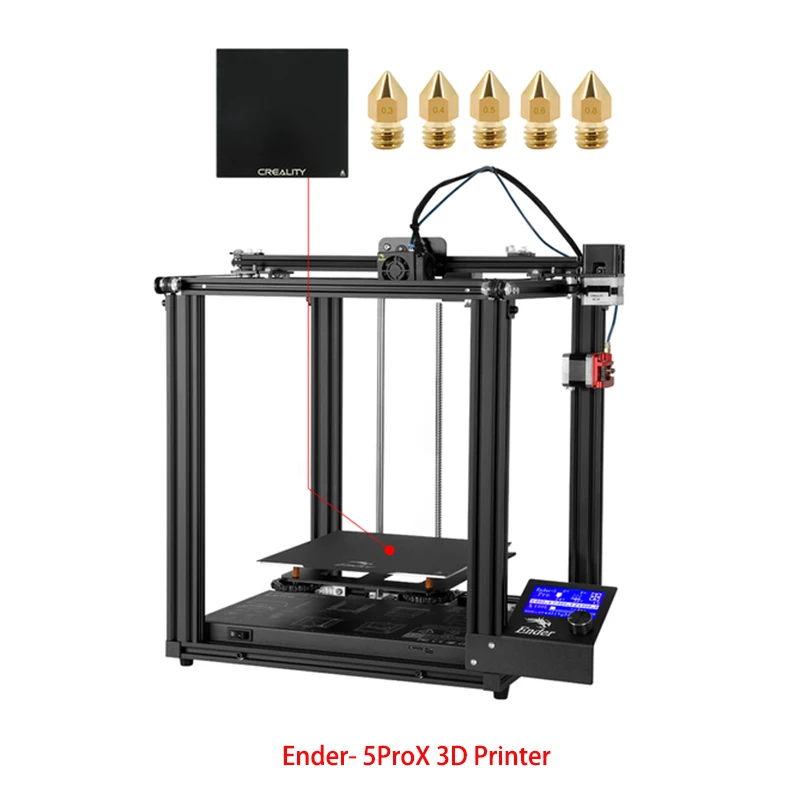 Creality Ender-5 Pro FDM 3D Printer with Silent Mainboard 2 Y-axis DIY 3D Printing Build Volume 220 x 220 x 300mm Extruder large 3d printer 3D Printers