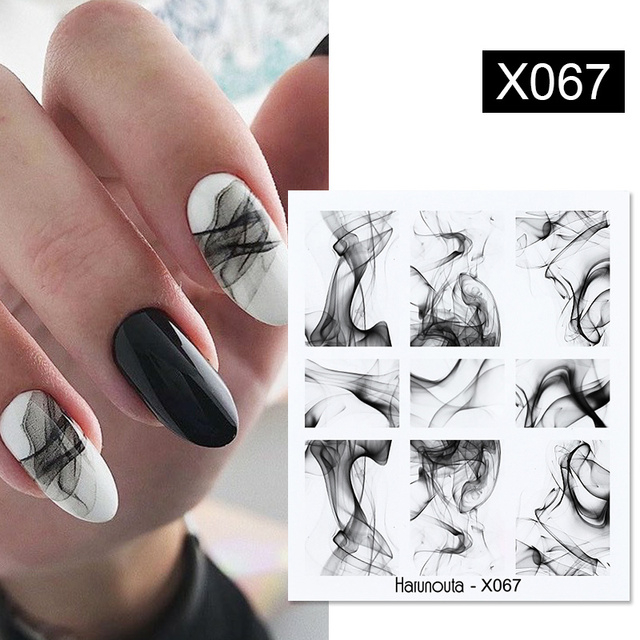 1 Sheet Nail Water Decals Transfer Lavender Spring Flower Leaves Nail Art Stickers Nail Art Manicure DIY