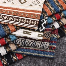 Однотонная хлопковая льняная ткань для лоскутного шитья/шитья своими руками/скатерти для дивана/покрывала мебели/метр для подушек 500 г/м