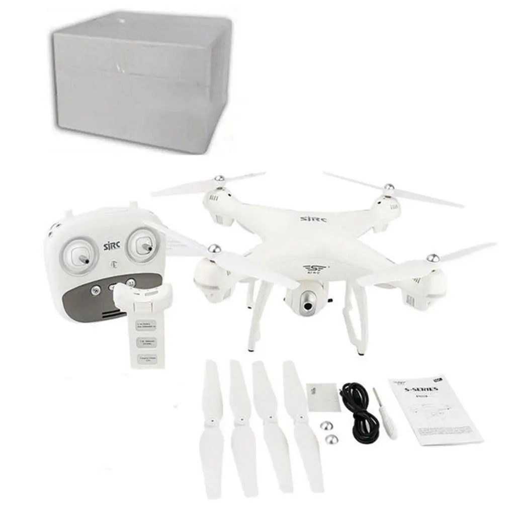 SJ R/C S20W FPV 720P 1080P камера селфи высота удержания Дрон Безголовый режим автоматического возврата Взлет/посадки Hover gps RC Квадрокоптер - Color: S70W 1080P