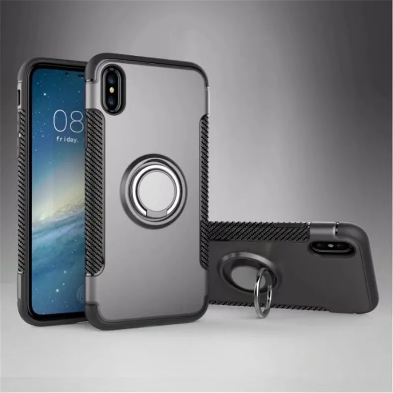 Модное опорное кольцо чехол для iPhone 5 5S SE 6 6S 7 8 Plus X XS XR XS MAX автомобильный металлический магнитный кронштейн с присоской