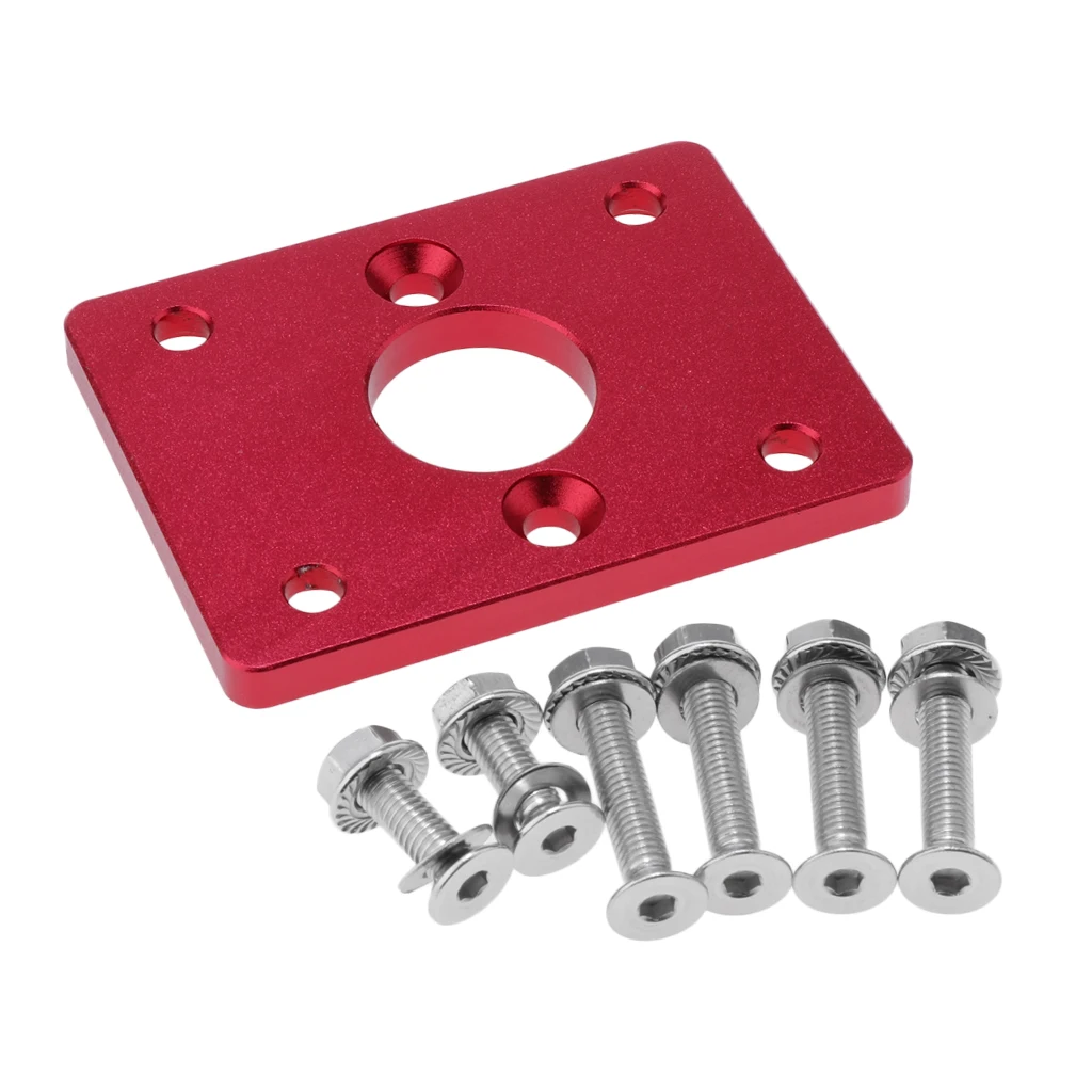 Автомобильный тормозной усилитель Delete Adapter Plate Универсальная Замена для Honda Civic EG EK Integra - Цвет: Red as described