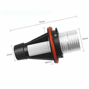 

LED Angel Eye bulb For BMW X5 E39 E60 E63 E64 Replacement Parts Blue Ring Marker