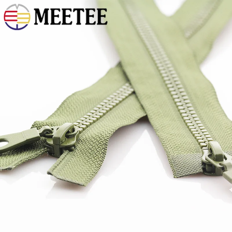 Meetee 5 шт. 70/80 см # разъемная застежка молния смолы набор гайковерта с двойным