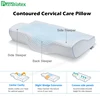 Purenlatex Orthopedic Memory Foam Gel Contour Pillow Ergonomic Cervical Pillow Neck Pain for Side Back and Stomach Sleepers ► Photo 2/6