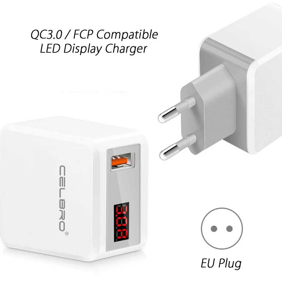 Быстрая зарядка 3,0 USB быстрое зарядное устройство QC 3,0 QC3.0 настенное зарядное устройство адаптер для samsung Galaxy S9 huawei FCP Xiaomi LG светодиодный мобильный телефон